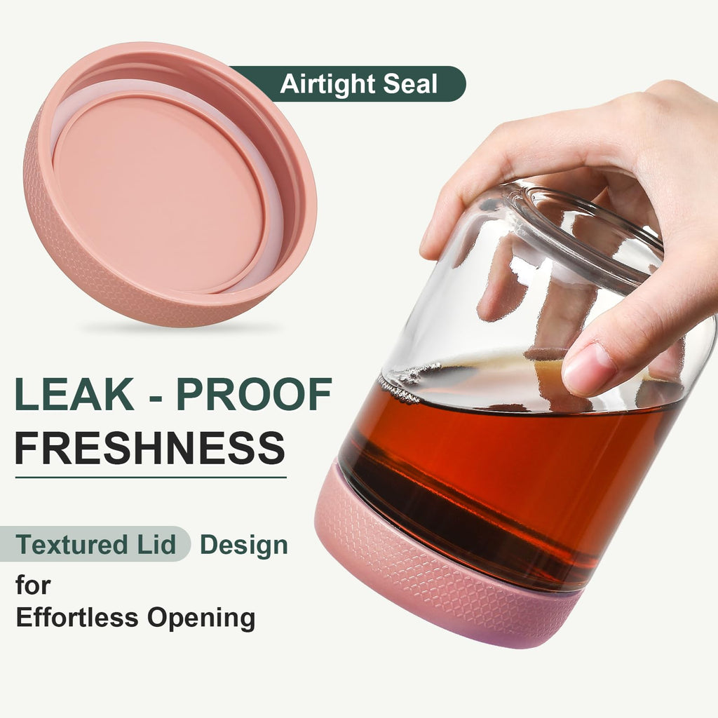 16oz Glass Jars with Airtight Lids S173