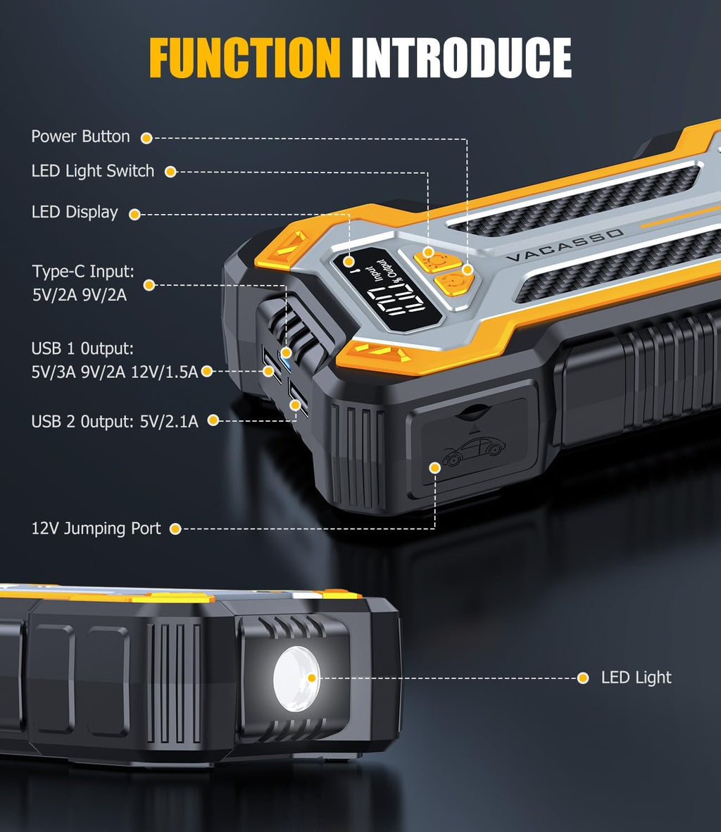 12V Portable Car Jump Starter I388067