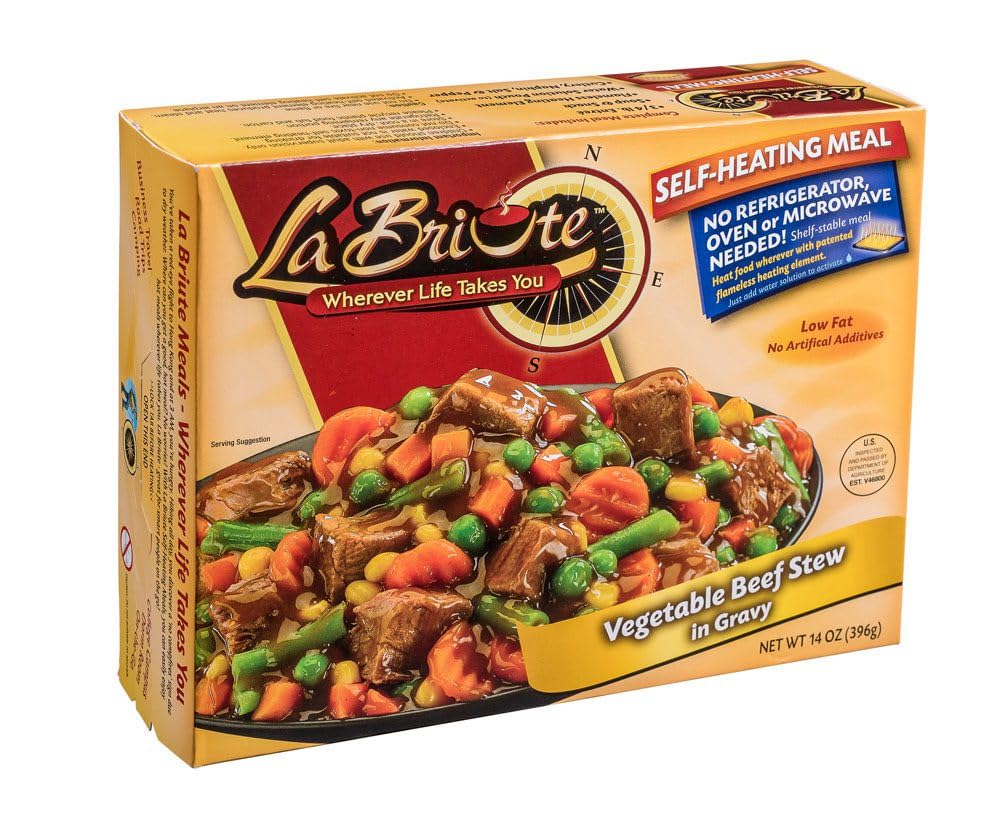 Vegetable Beef Stew in Gravy Ready to Eat Entrée 12 oz G559