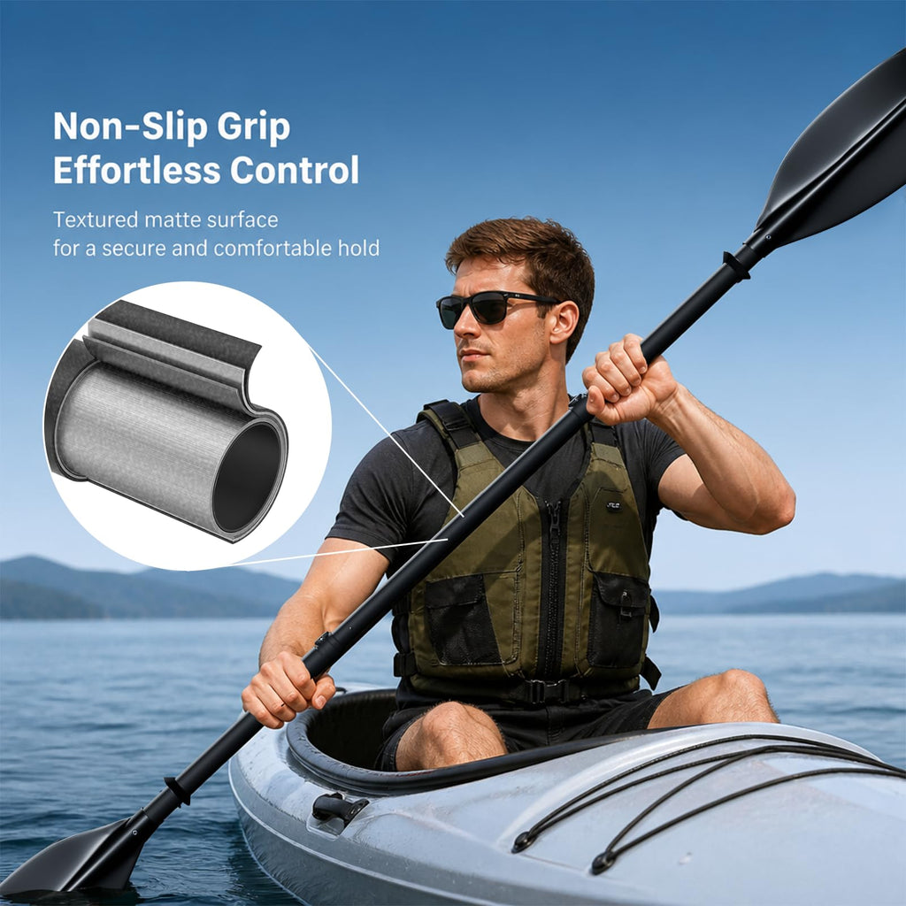 Heavy Duty Portable Kayak Paddle with Non-Slip Grip R344263