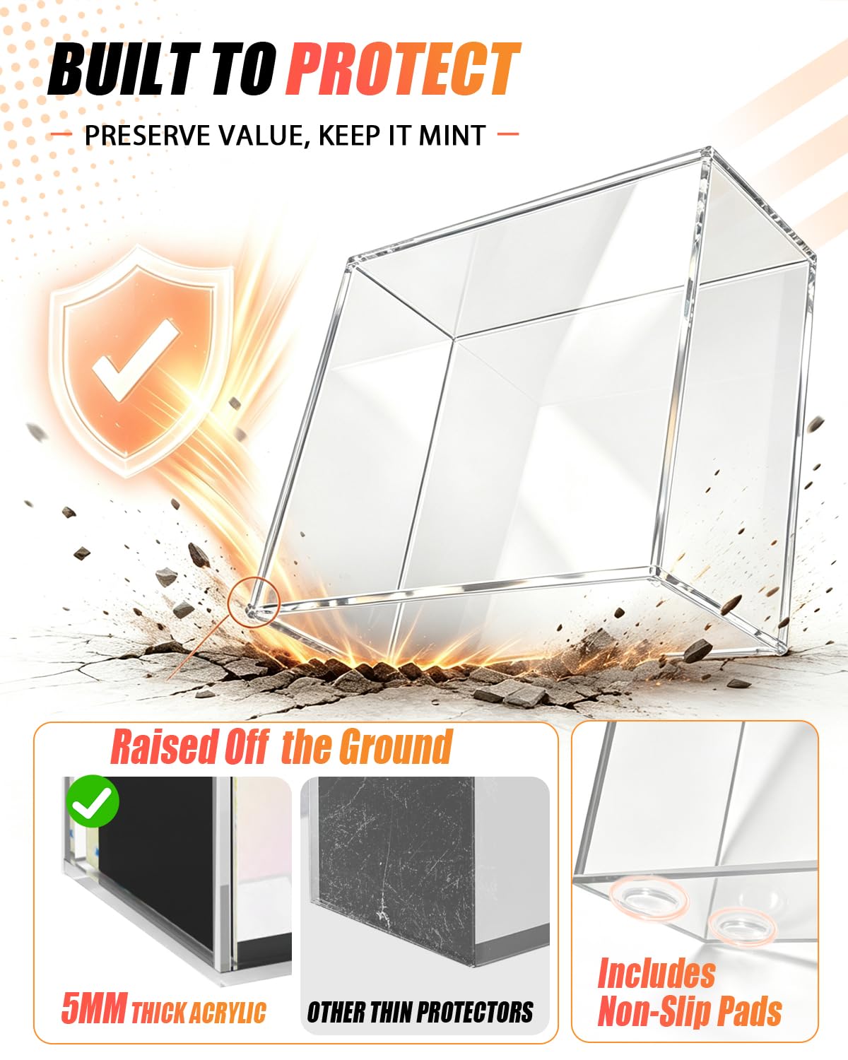 Acrylic ETB Protector Case 3 Pack V651030