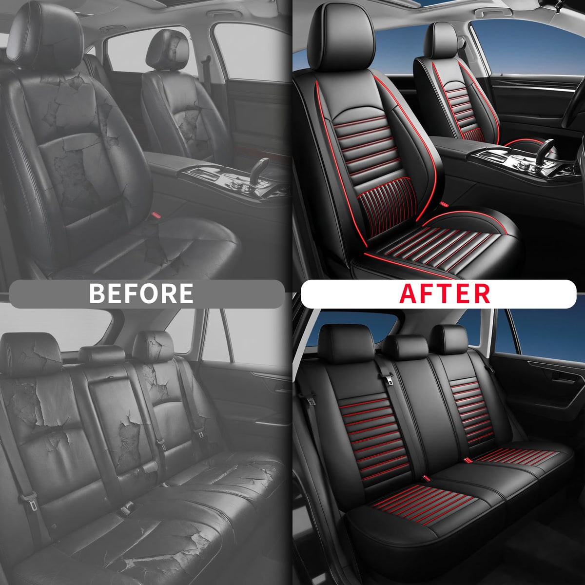 Car Seat Covers Full Set 5 Seat N7910