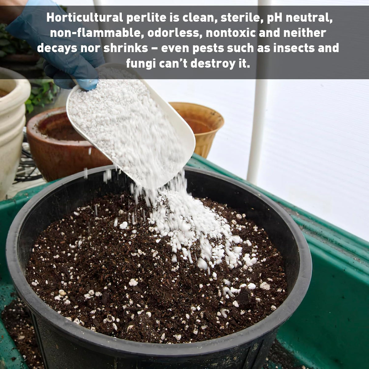 Perlite Horticultural Medium Grade Soil Additive 4 Cubic Feet 1 Bag W862916