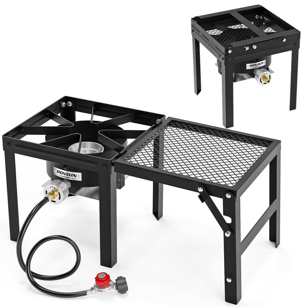 Portable Single Burner Propane Camp Stove O177794