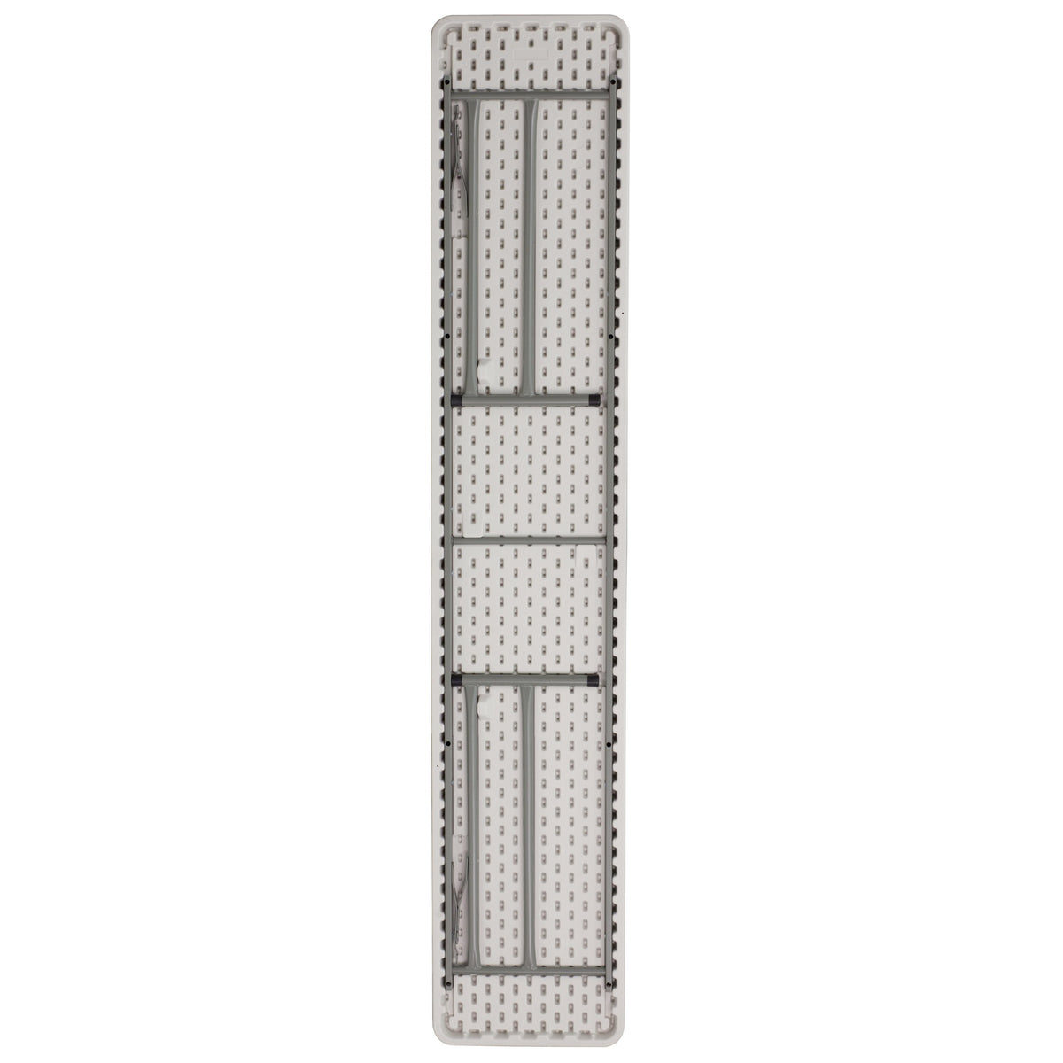 8 ft Granite White Plastic Folding Training Table U724