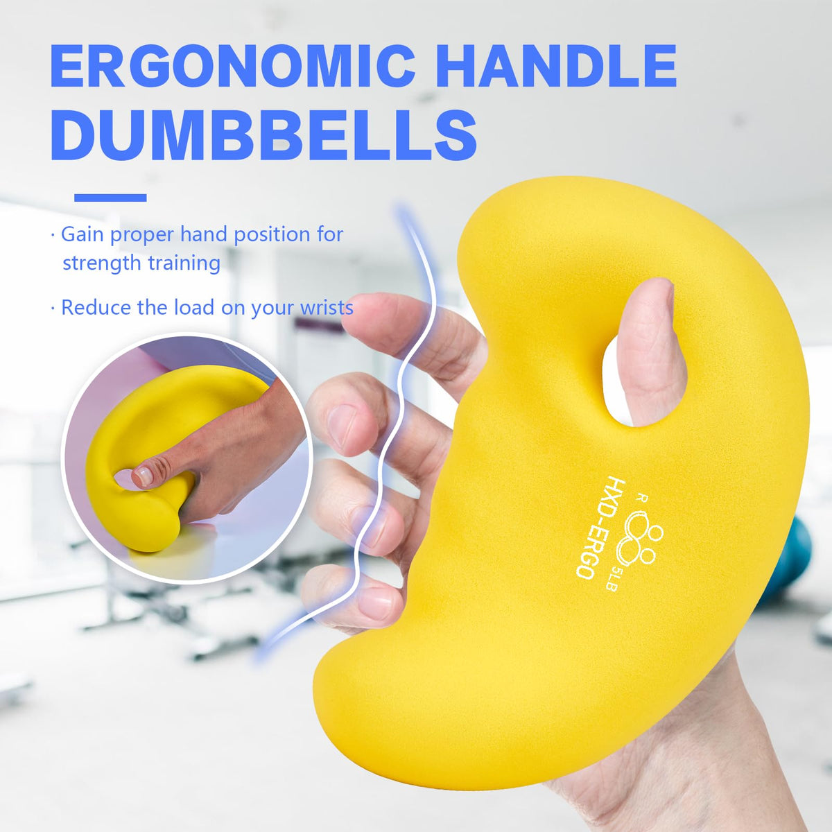 Ergonomic Dumbbells Weights Set L70066