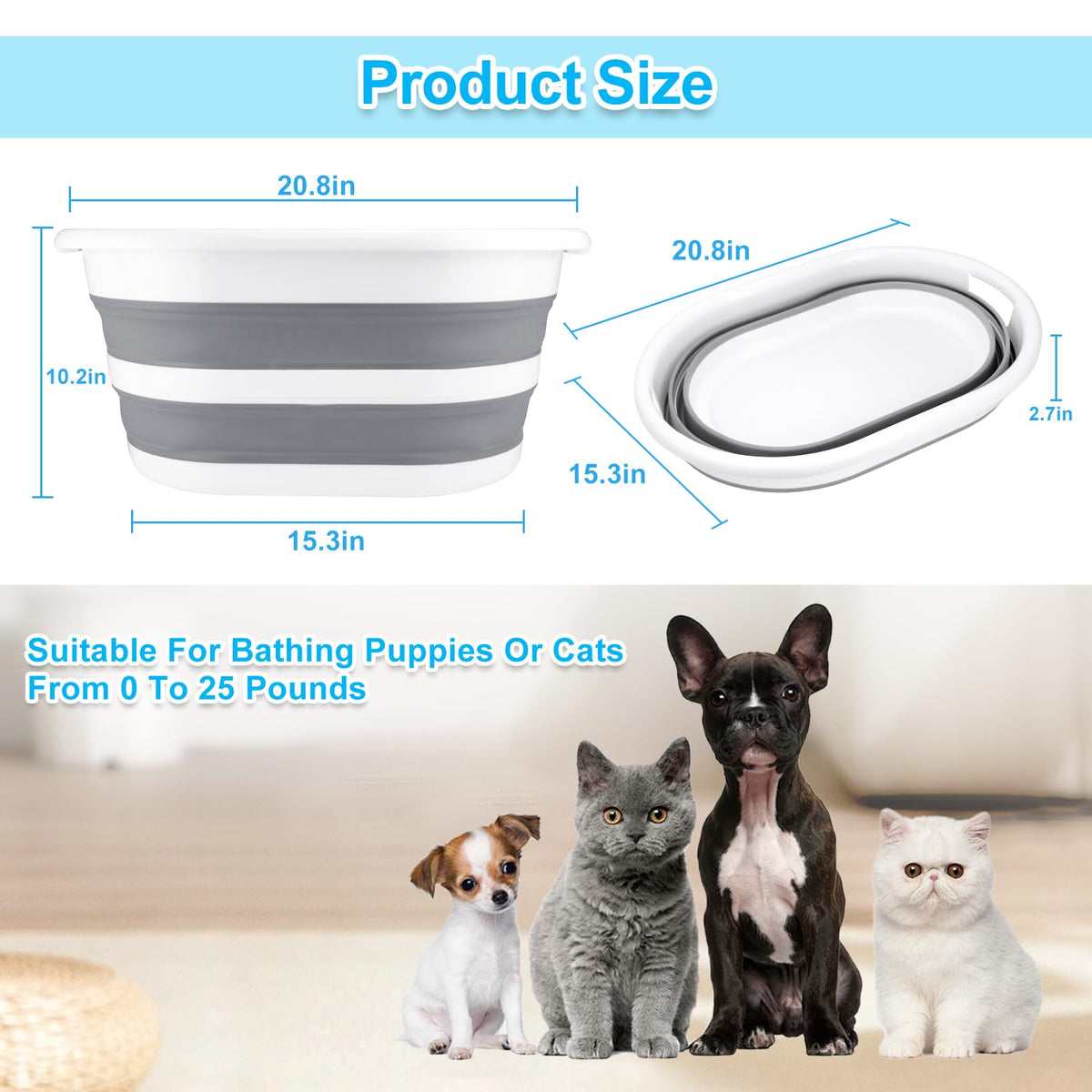 Collapsible Dog Bathtub I534569