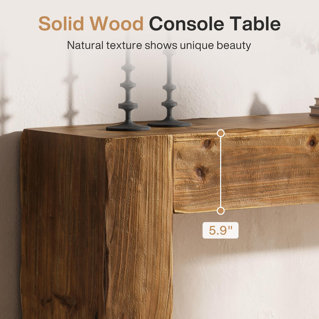 Solid Wood 63-Inch Console Table C93166