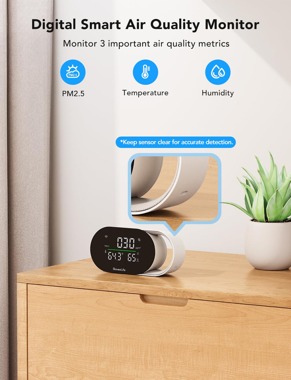 Dehumidifier with Air Quality Monitor A473