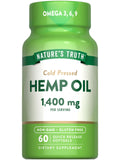 Hemp Oil Softgels 1400mg 60 Count T28204