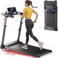 Foldable Treadmill with Incline and Adjustable Handle Bar R7570