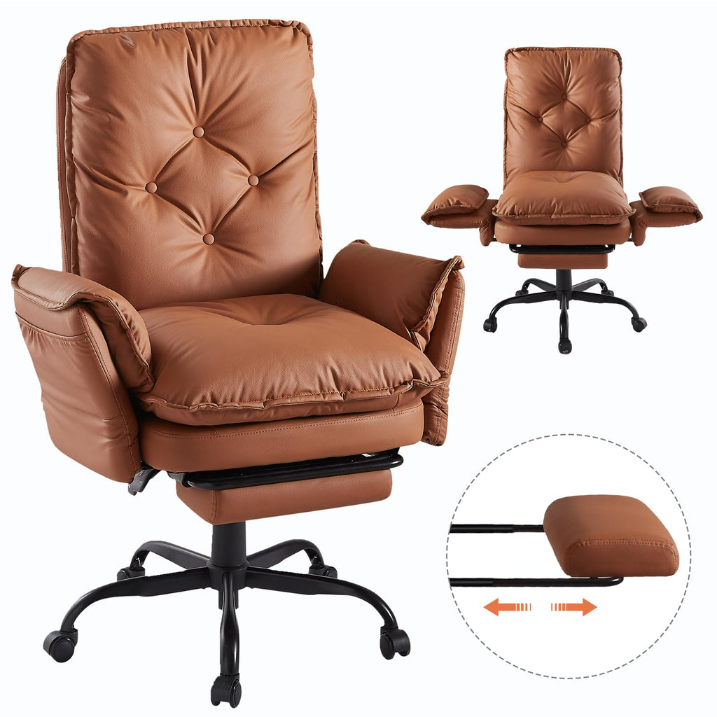 High Back Executive Chair with Footrest U3064