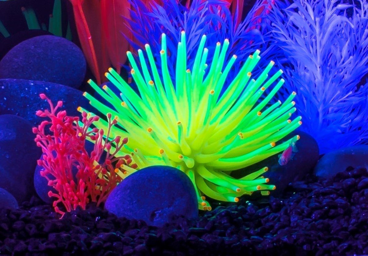 Yellow Anemone Aquarium Ornament N445