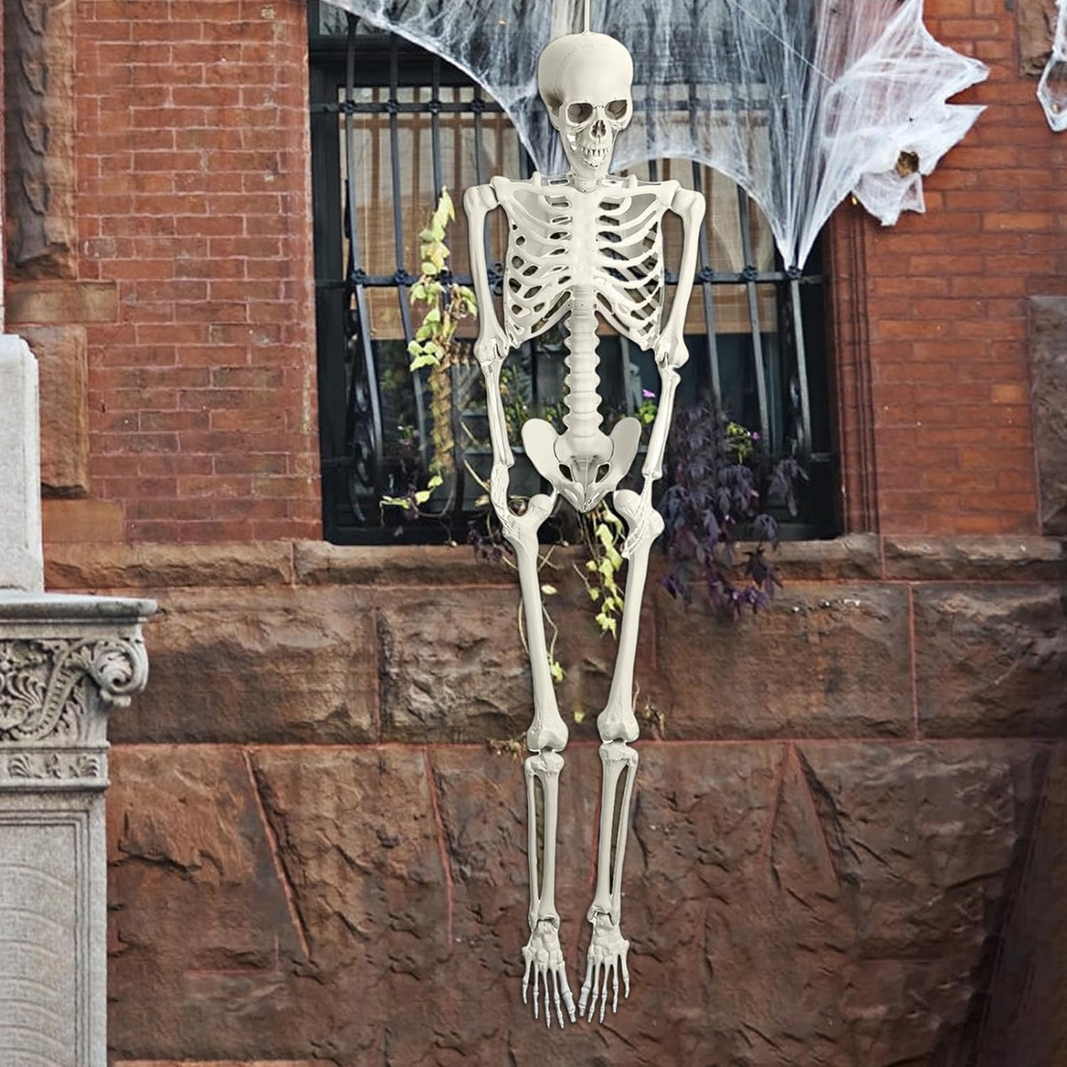 5.4ft Posable Plastic Skeleton Z44884