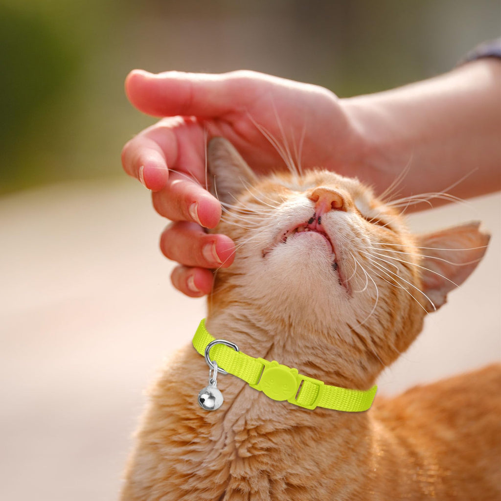 16 PCS Breakaway Cat Collars with Bell Z90295