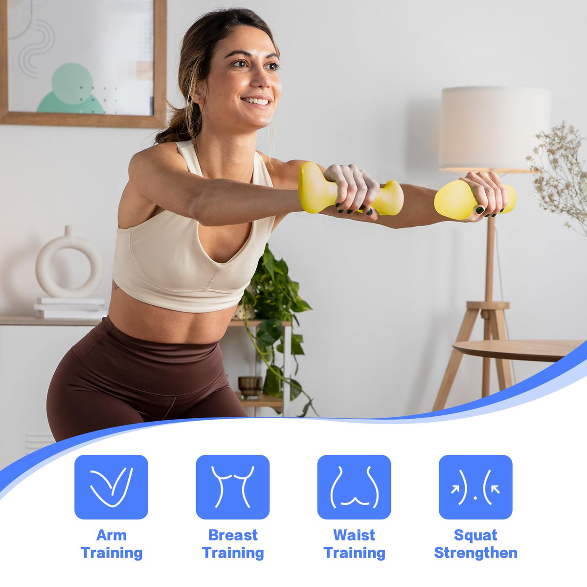 Ergonomic Dumbbells Weights Set L70066