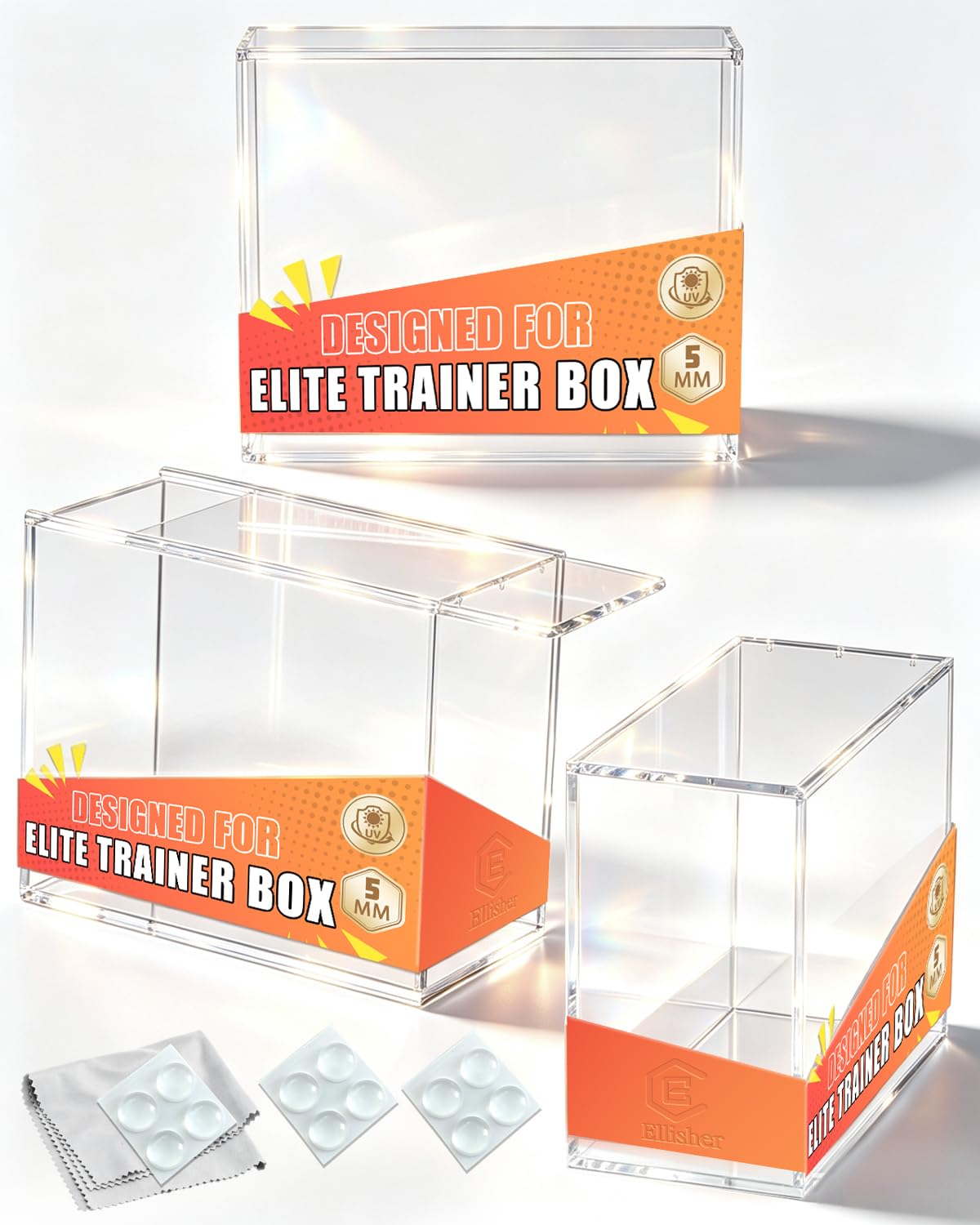 Acrylic ETB Protector Case 3 Pack V651030