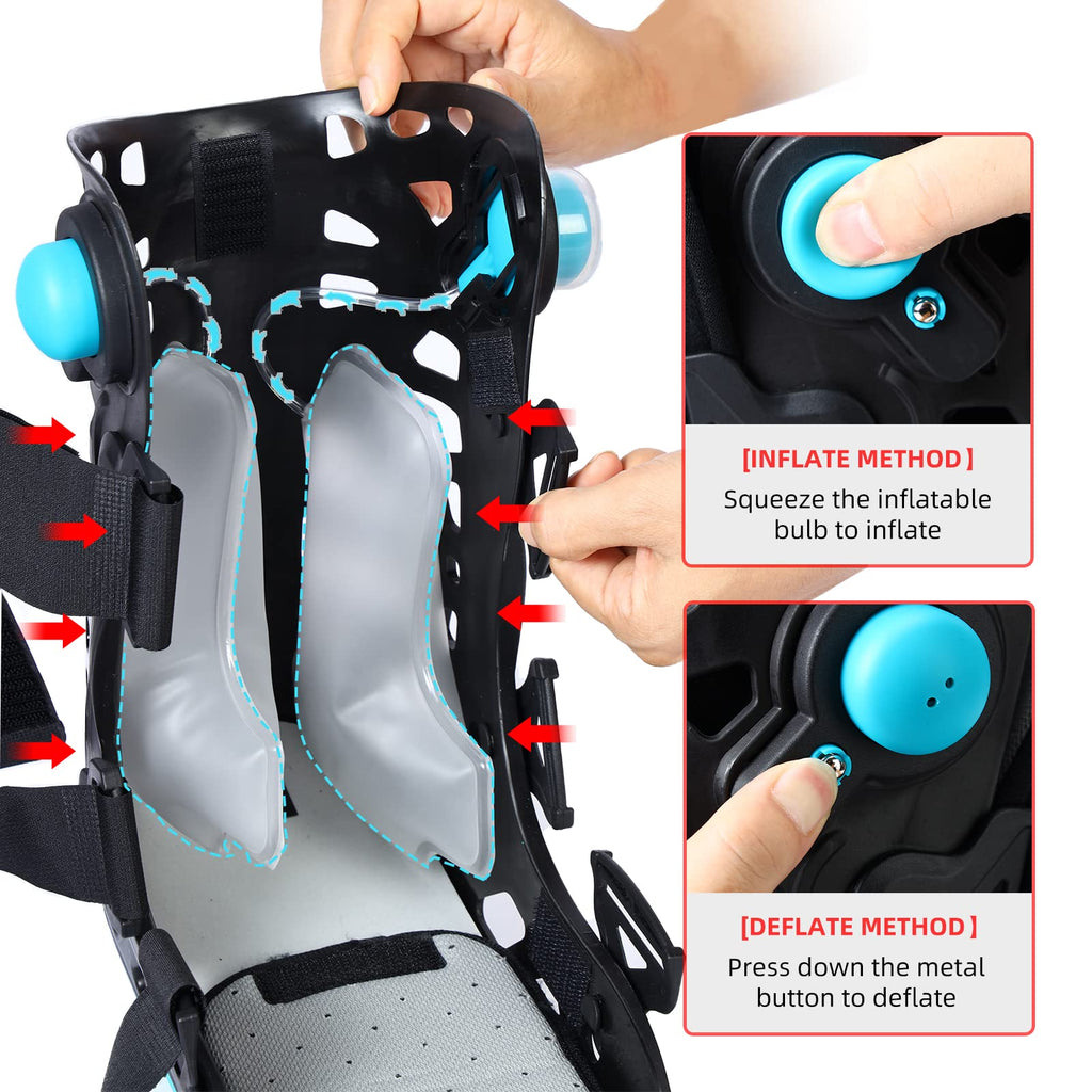 Black Medium Inflatable Walking Boot B85330