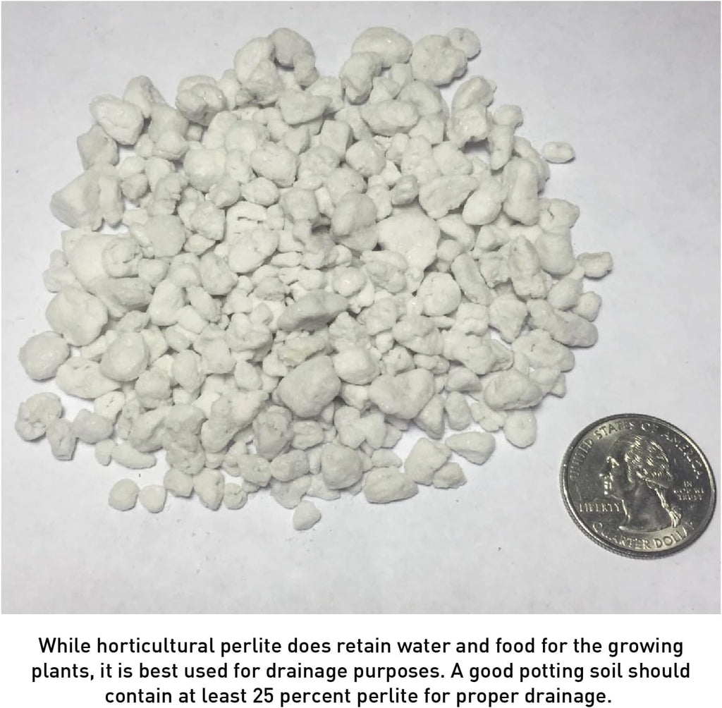 Perlite Horticultural Medium Grade Soil Additive 4 Cubic Feet 1 Bag W862916