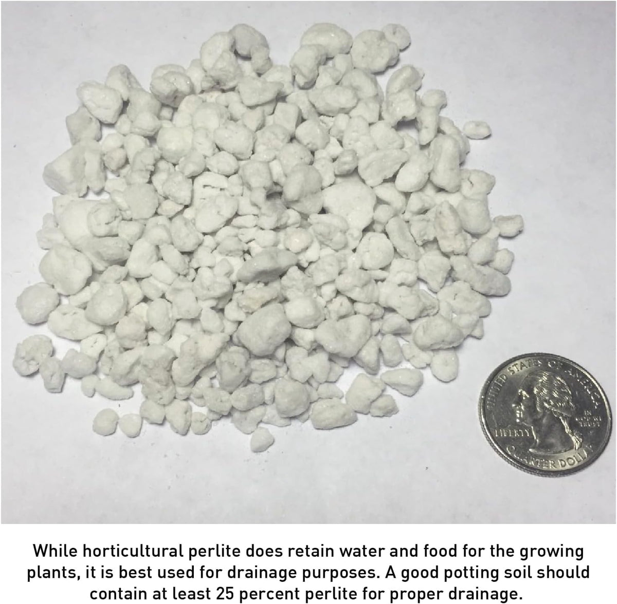 Perlite Horticultural Medium Grade Soil Additive 4 Cubic Feet 1 Bag W862916