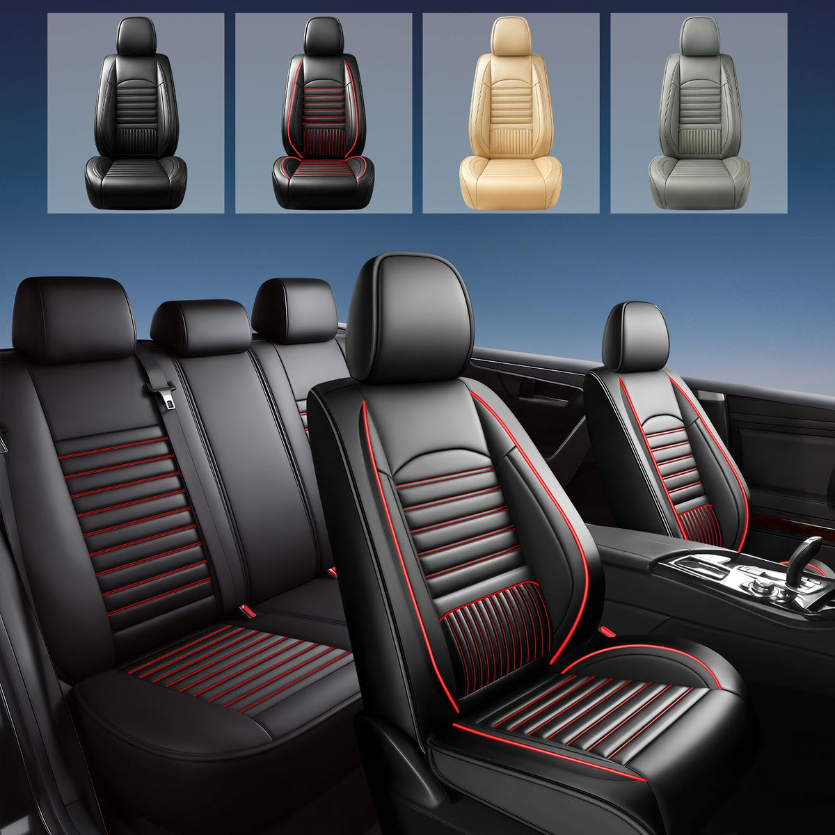 Car Seat Covers Full Set 5 Seat N7910