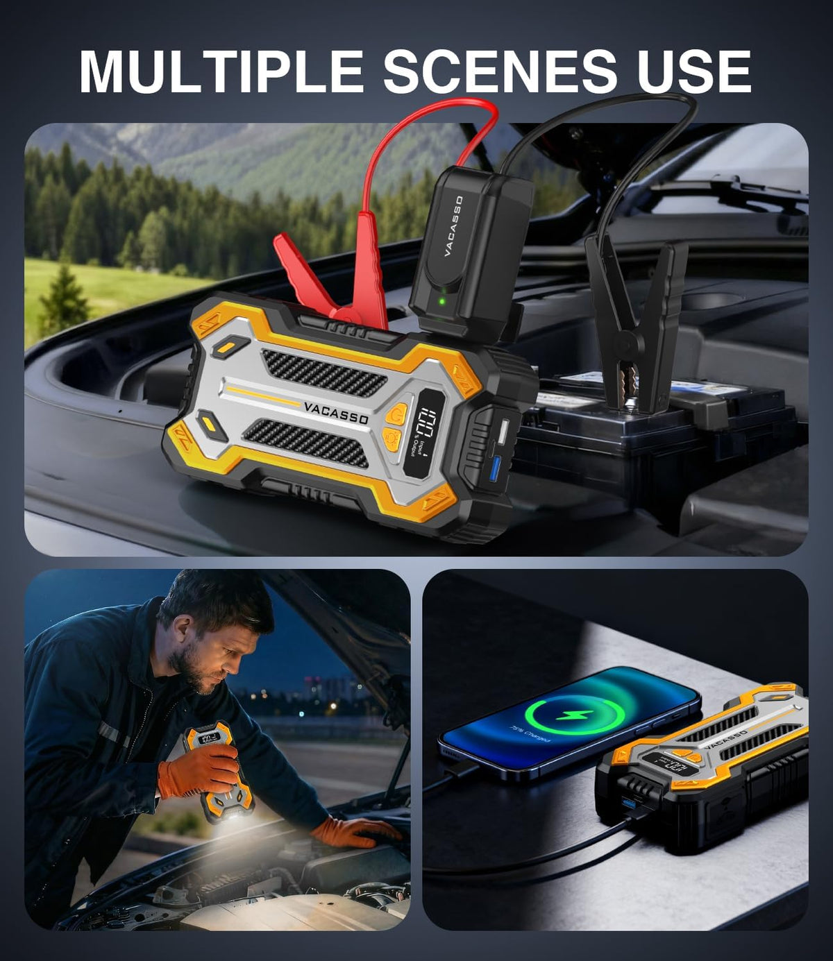 12V Portable Car Jump Starter I388067