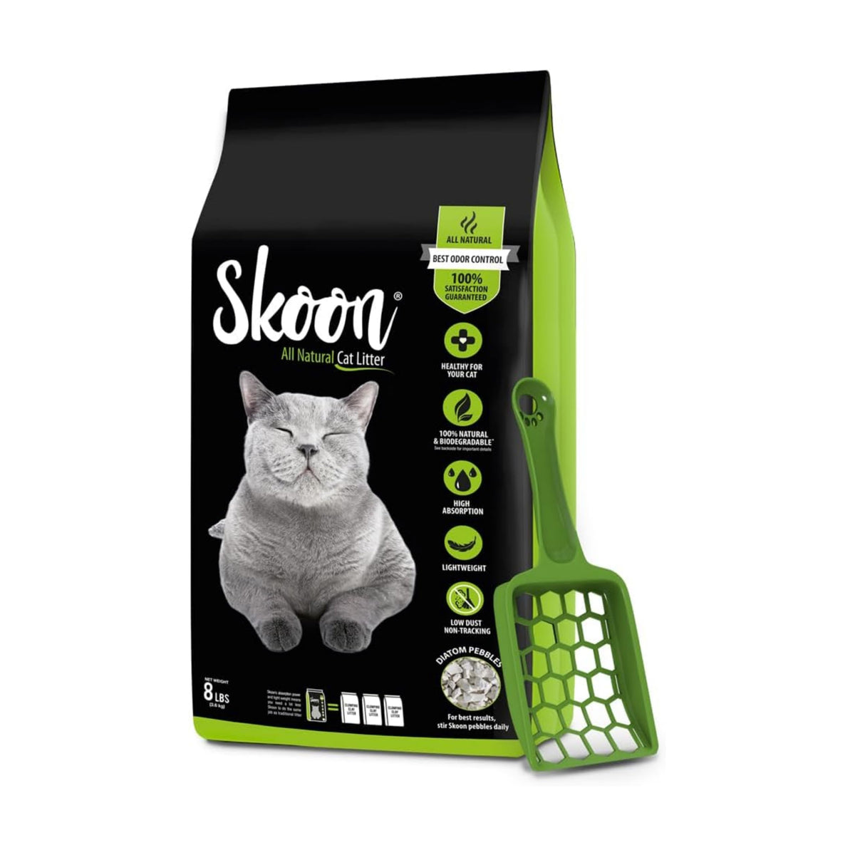 All Natural Unscented Cat Litter, 8 lbs E7565
