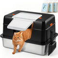 XL Stainless Steel Cat Litter Box M474429