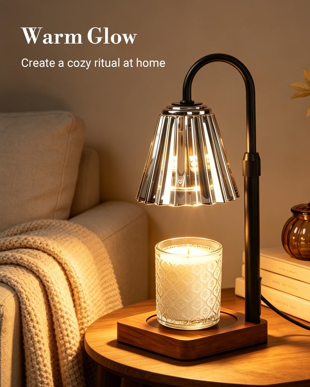 Vintage Candle Warmer Lamp with Timer Dimmer R184