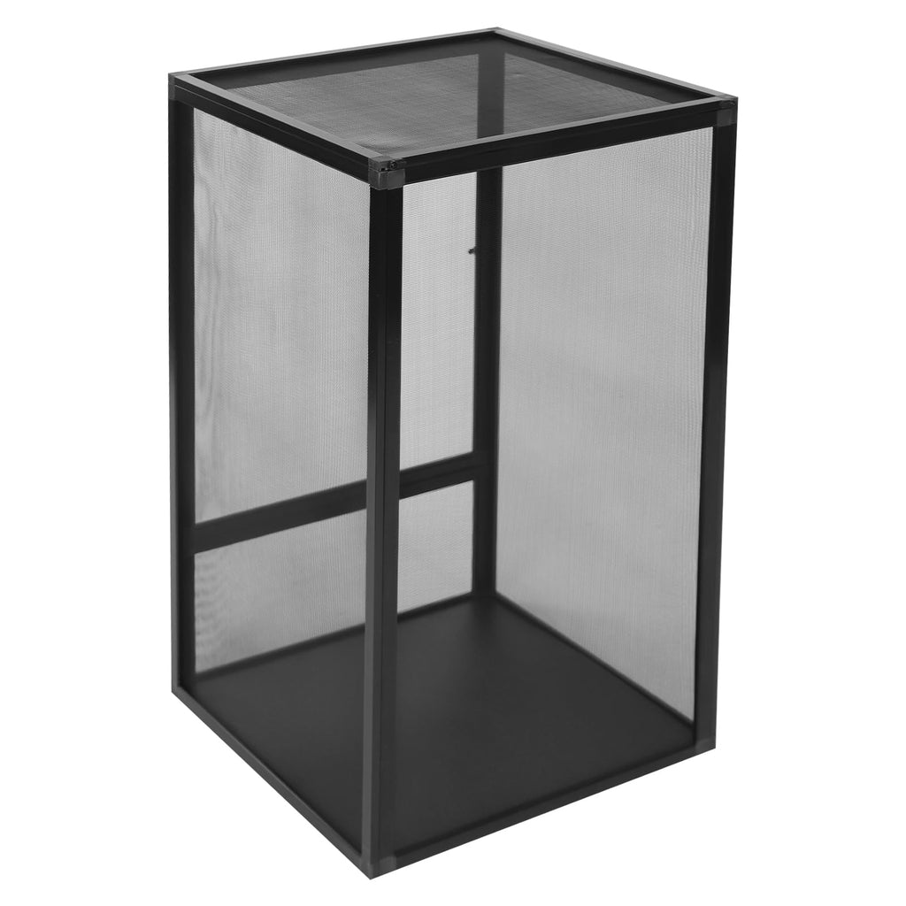 17.7"x17.7"x31.5" Foldable Aluminum Alloy Mesh Reptile Terrarium Y23633
