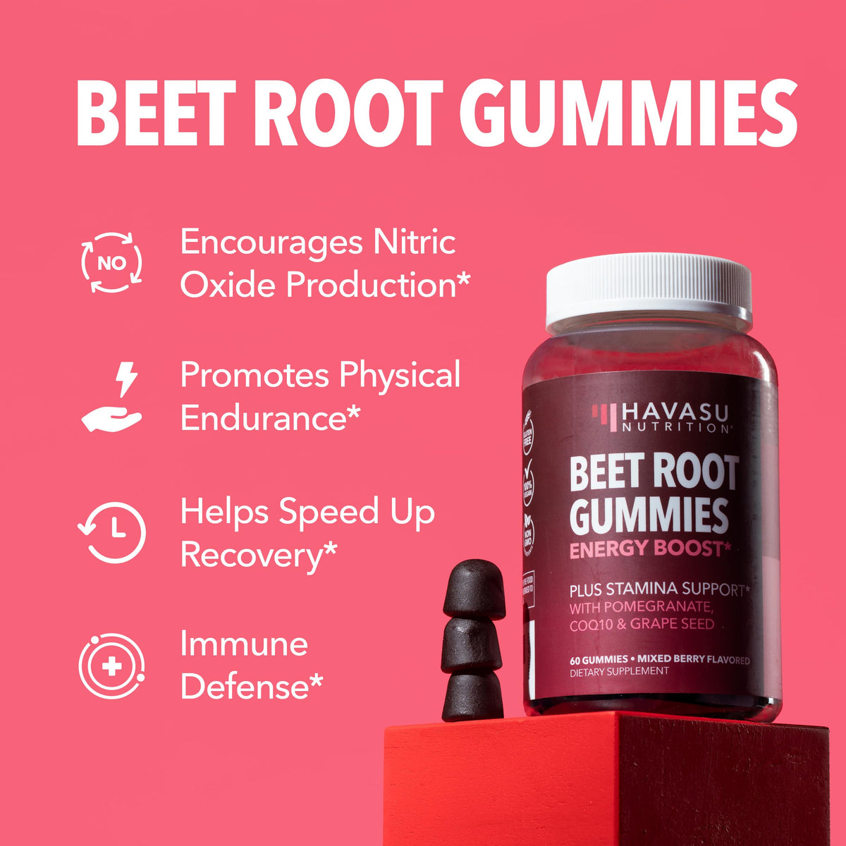 Beet Root Gummies + L-Arginine Gummies Bundle E59204