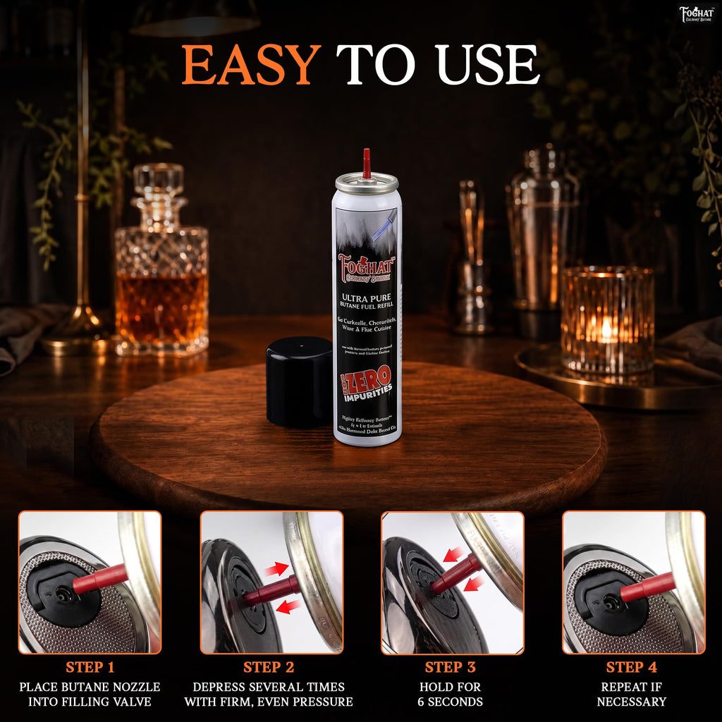 Butane Fuel Refill 60ml Food Grade Gas Canister J1426