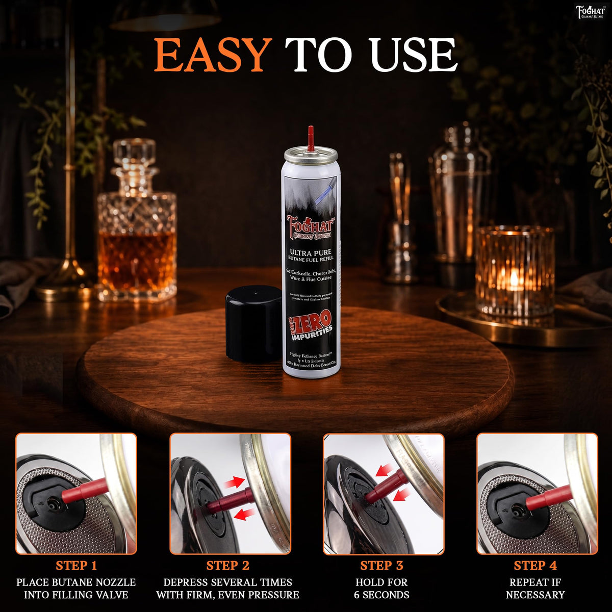 Butane Fuel Refill 60ml Food Grade Gas Canister J1426