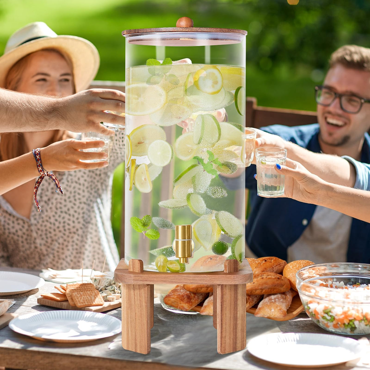 3 Gallon Drink Dispenser with Stand V8872