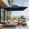 12ft Cantilever Patio Umbrella with Base Q5869