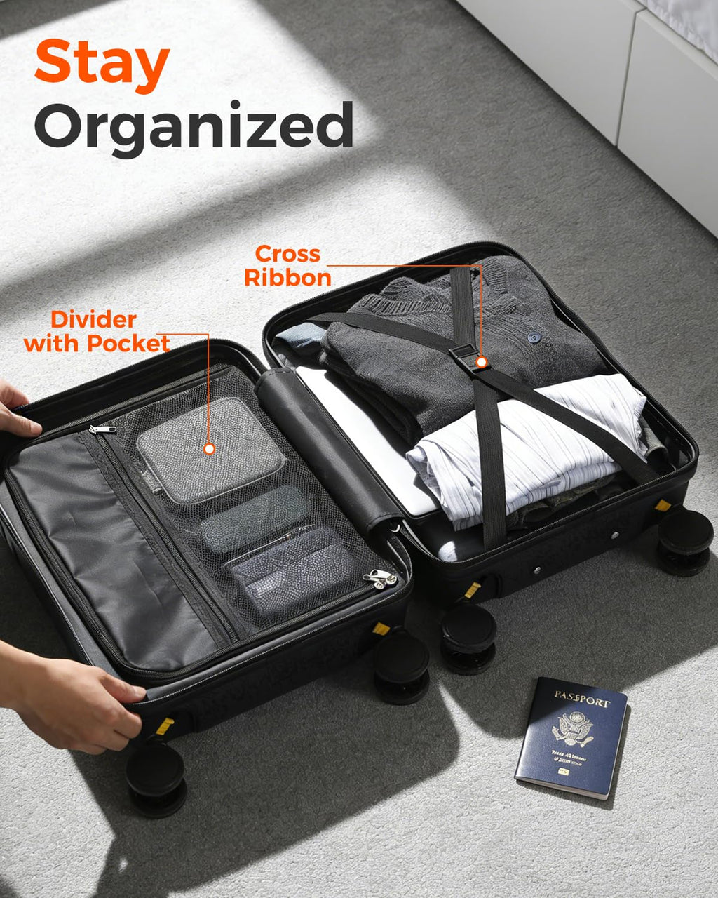 16 Inch Underseat Carry On Luggage U646146