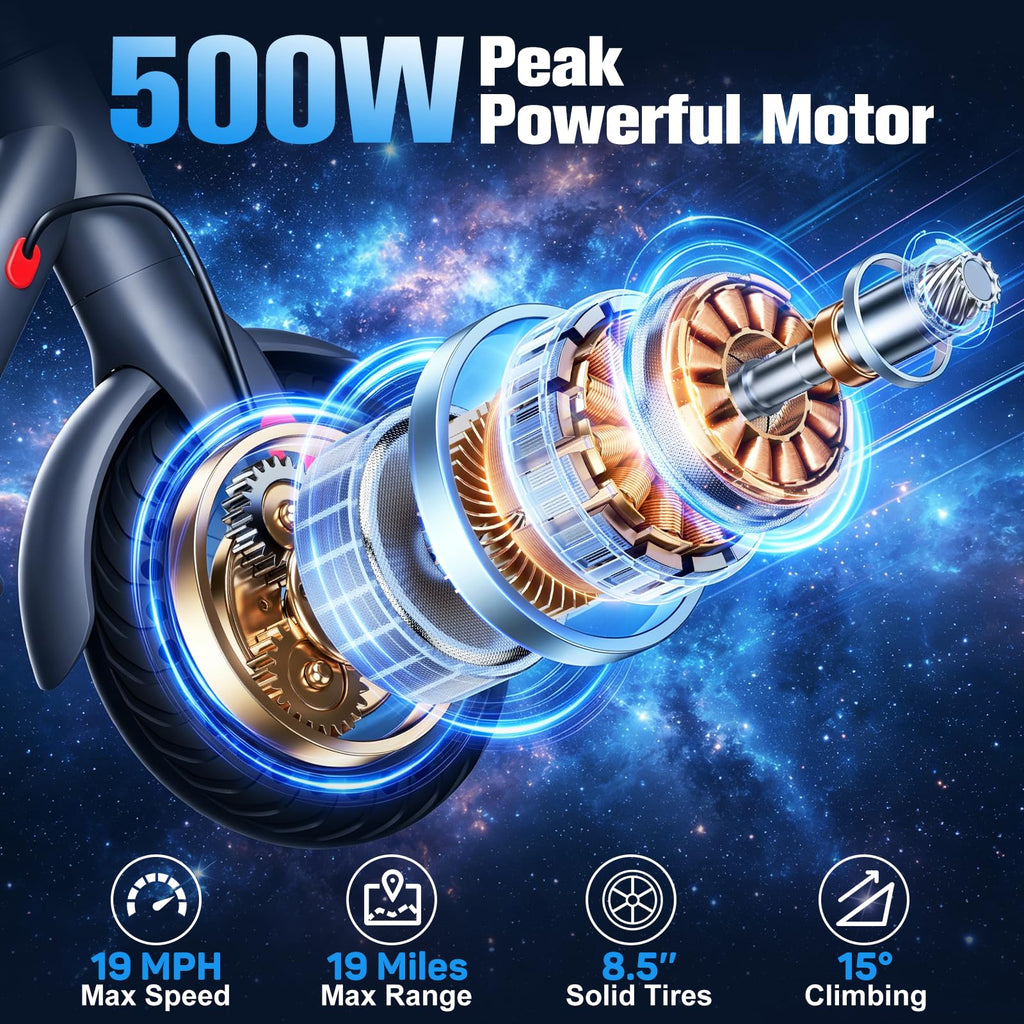 Electric Scooter 500W Motor 8.5'' Tire Y91294