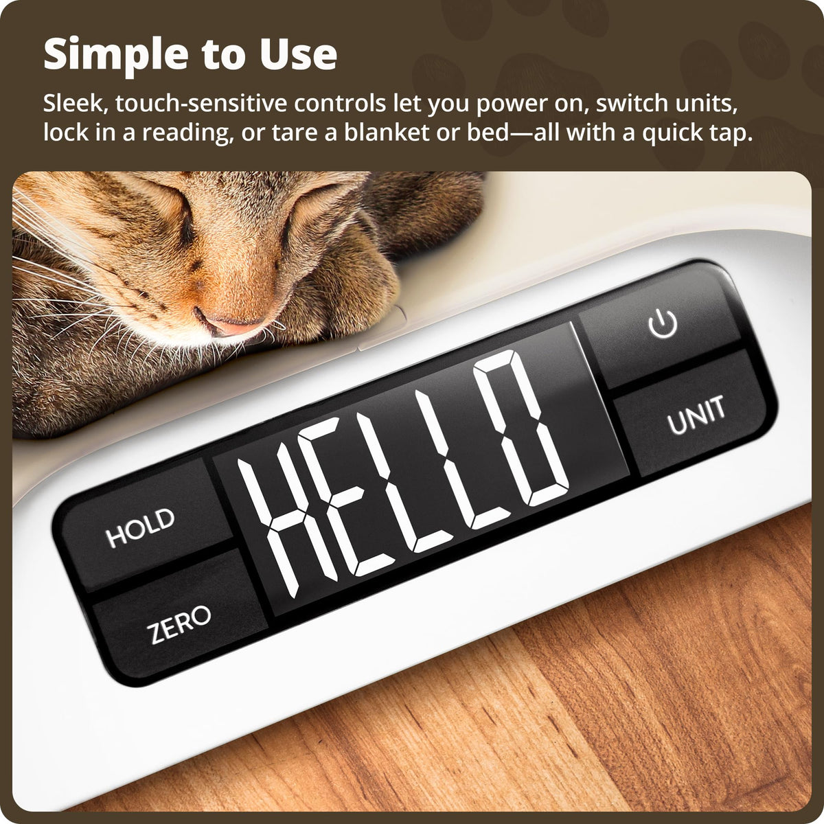 Digital Pet Scale for Cats, Dogs & Small Animals F6915