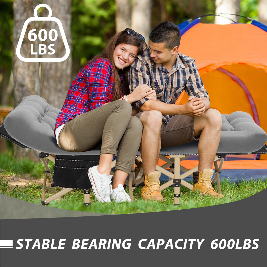 Folding Camping Cot with Mattress C436