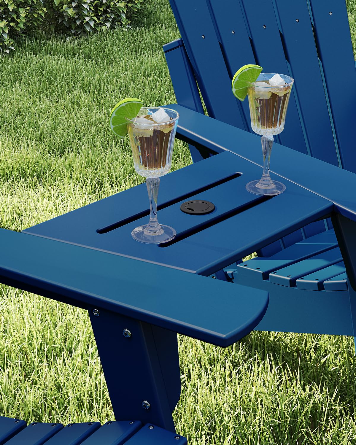HDPE Plastic Table with Umbrella Hole J58550