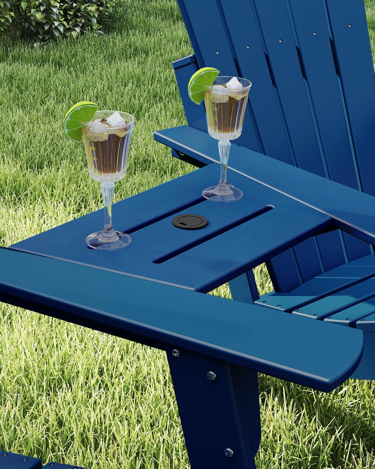 HDPE Plastic Table with Umbrella Hole J58550