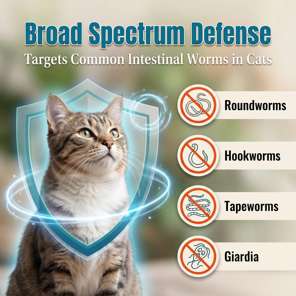 Dewormer Chewables for Cats and Kittens, 25 Chews E2694