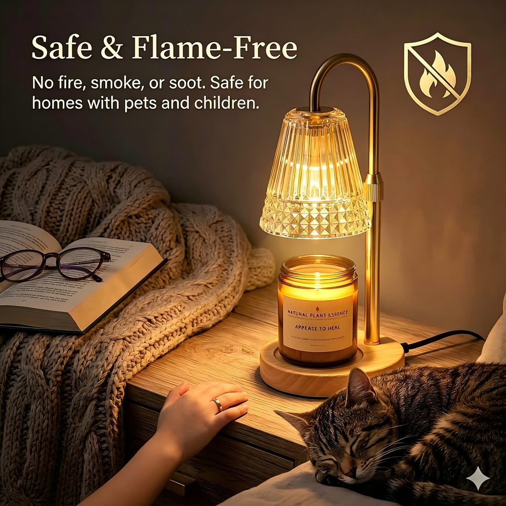 Dimmable Height Adjustable Candle Warmer Lamp 2PCS S324