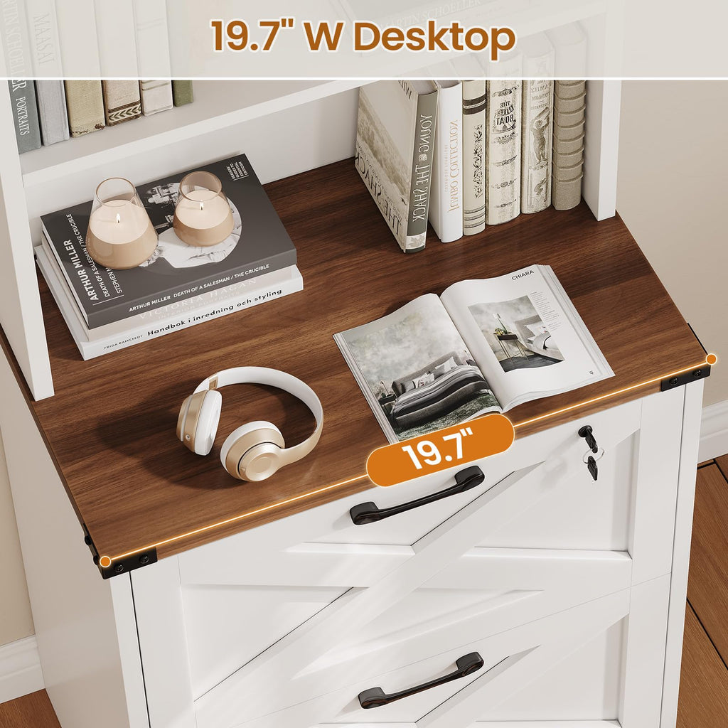 2 Drawer File Cabinet with Lock C388