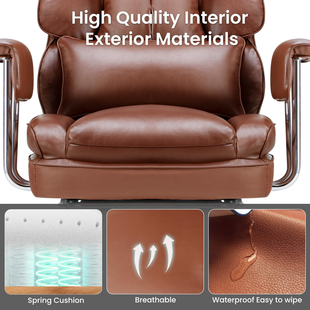 Big and Tall Executive Chair with Foot Rest D819085
