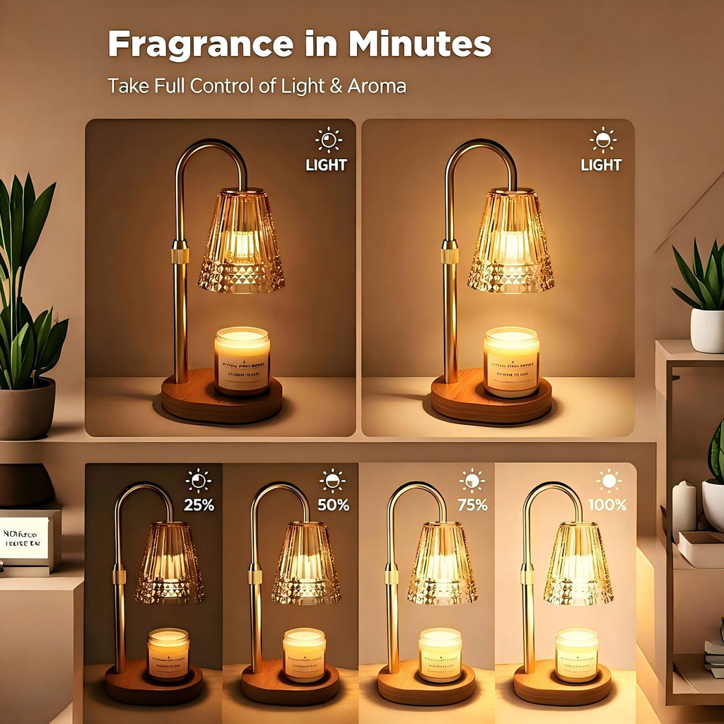 Dimmable Height Adjustable Candle Warmer Lamp 2PCS S324