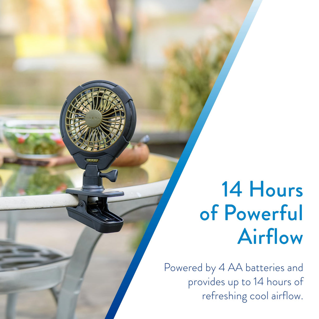 5 in Battery Powered Clip Fan J26463