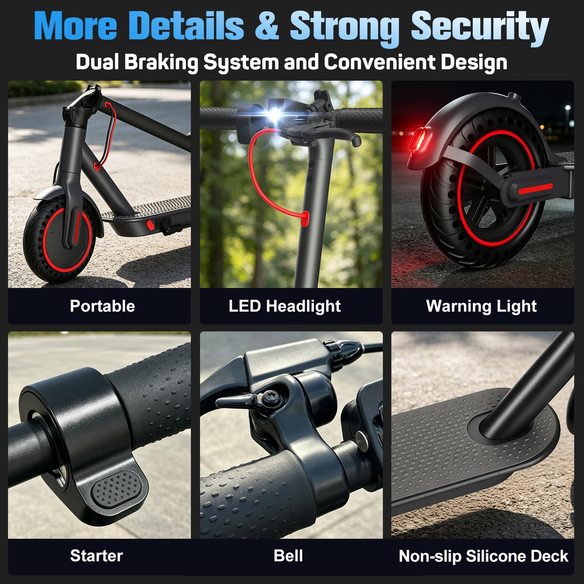 Electric Scooter 500W Motor 8.5'' Tire Y91294