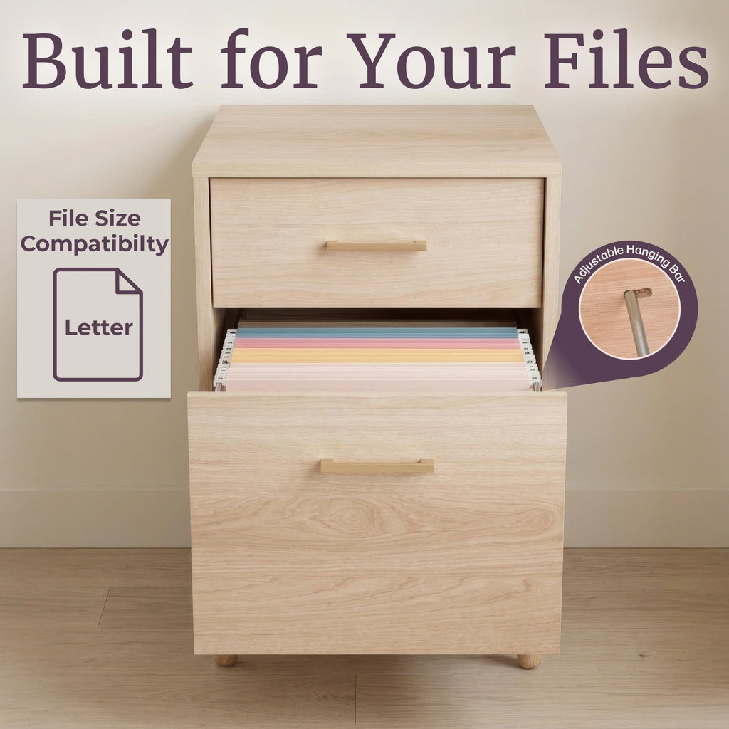 2 Drawer File Cabinet W261