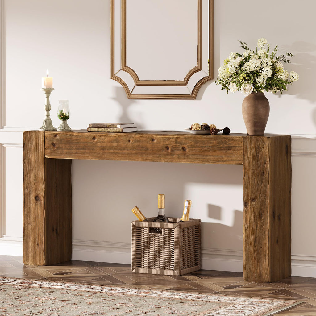 Solid Wood 63-Inch Console Table C93166
